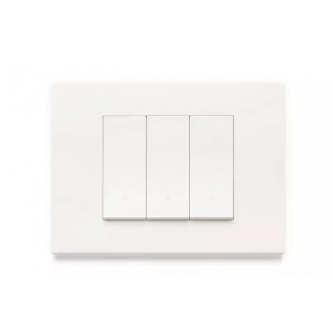 Μπουτόν 1 Στοιχείου Λευκό Linea 30008.B VIMAR