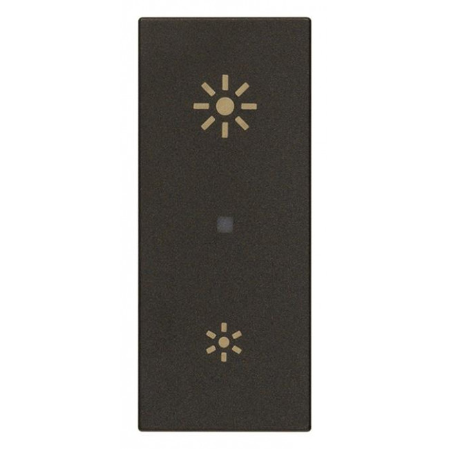 Dimmer Πλήκτρου Universal 1 Στοιχείου Μαύρο Linea 30135.G VIMAR