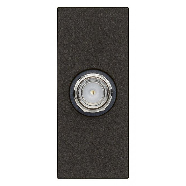 Πρίζα TV/RD/SAT Type F 1 Στοιχείου Μαύρο Linea 30318.G VIMAR