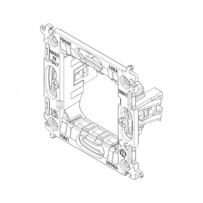 Βάση 2 Στοιχείων Με Άγγιστρα Linea 30602 VIMAR