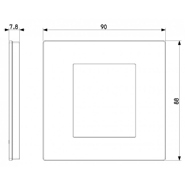 Πλαίσιο 2 Στοιχείων Λευκό Reflex Linea 30642.40 VIMAR