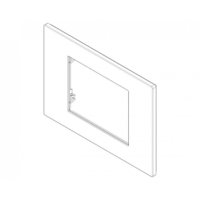 Πλαίσιο 3 Στοιχείων Inox Linea 30653.72 VIMAR