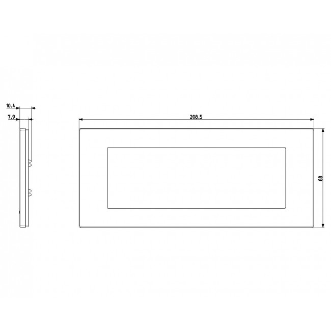 Πλαίσιο 7 Στοιχείων Καφέ Πηλός Linea 30657.21 VIMAR
