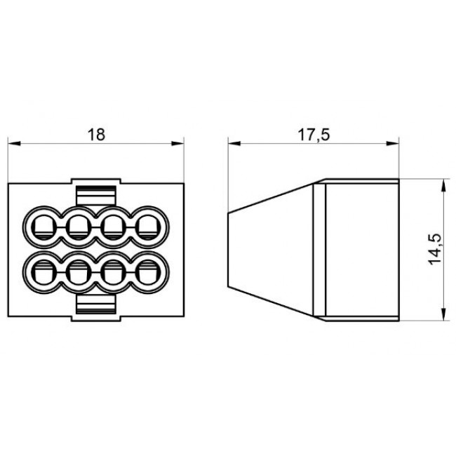 Κάπς Καλωδίων Έως 2.5mm² Καλώδιο 3508 TEKOX