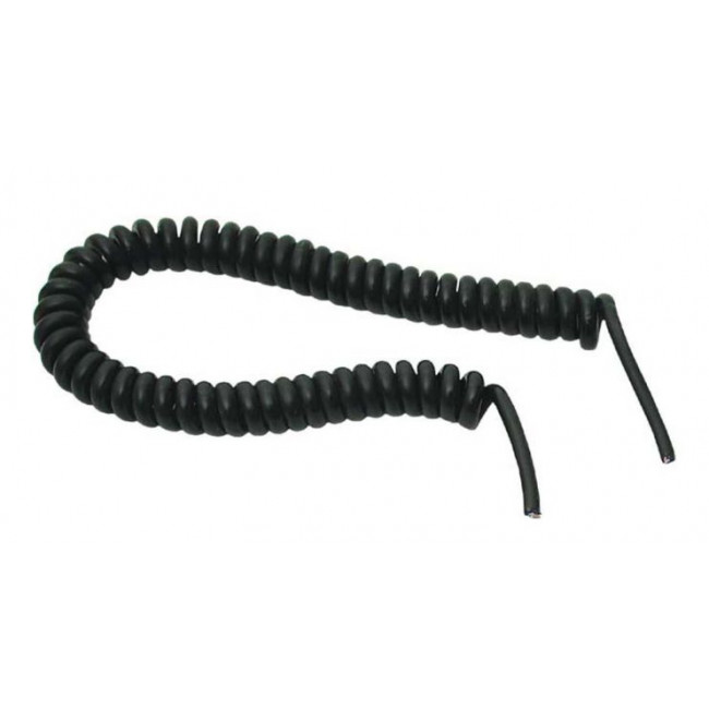 Καλώδιο Σπιραλ 5mt 05VVH8-F 3x1mm Μαύρο 90131 FANTON