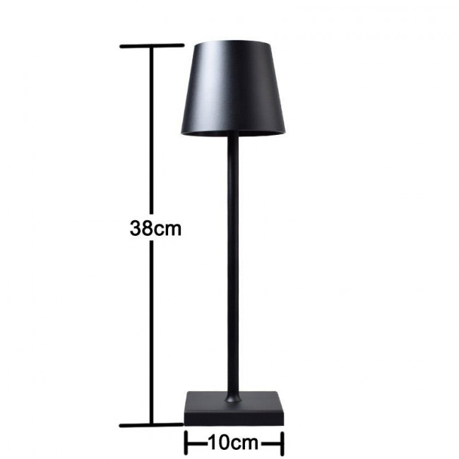 Πορτατίφ LED 3.5W 2700k Μαύρο Φορητό MT611BL LUCAS