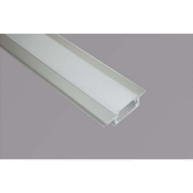 Προφίλ Για Ταινίες LED Αλουμίνιο Με Οπάλ Κάλυμμα Χωνευτό R272 LUCAS
