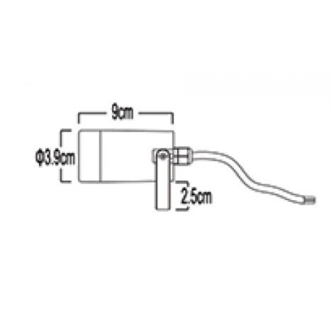 Σποτ Επίτοιχo LED 3W 3000K Λευκό Minima 40-900063 G.K.
