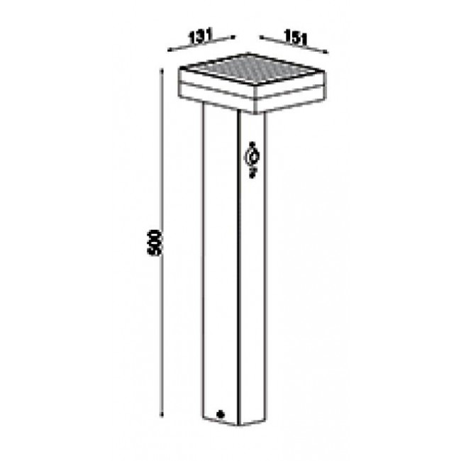 Ηλιακό Φωτιστικό LED 6W 4000k Ανθρακί Με Αισθητήρα Κίνησης Ilios 40-900243 G.K.