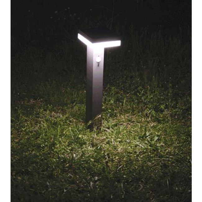 Ηλιακό Φωτιστικό LED 6W 4000k Ανθρακί Με Αισθητήρα Κίνησης Ilios 40-900243 G.K.