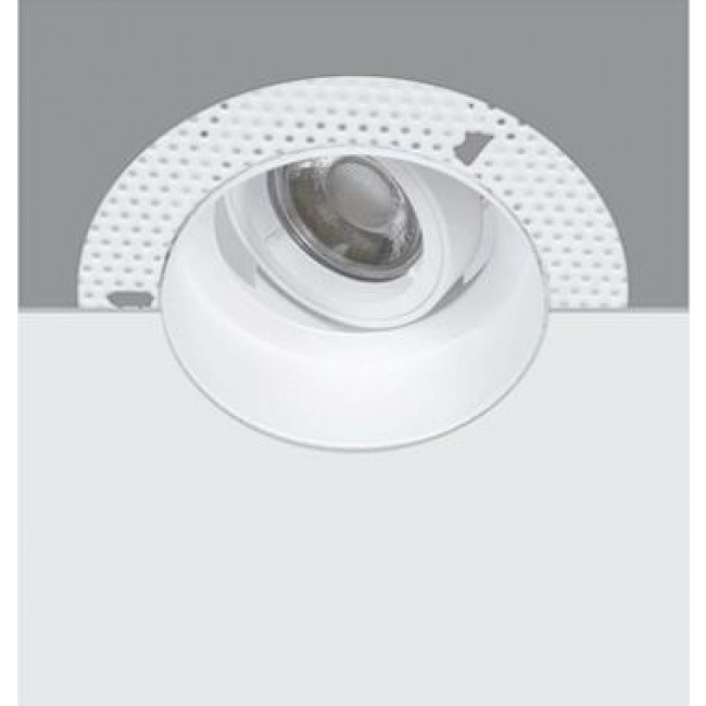 Σποτ Χωνευτό GU10 Trimless Λευκό Κινητό Lord 42-000318 G.K.