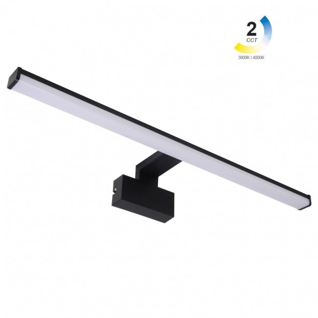 Απλίκα Μπάνιου LED 10W 3000-4000k Μαύρο 42-200088 G.K.