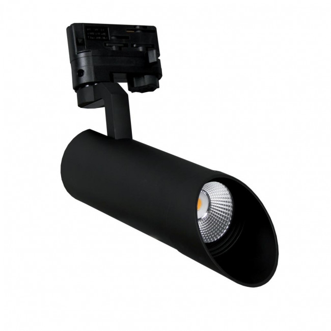 Φωτιστικό Σπότ Ράγας LED 9W 3000k 3 Φάσεων Μαύρο Roll 43-000556 G.K.