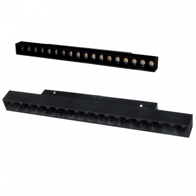 Γραμμικό Φωτιστικό Ράγας LED 6W 3000k Μαγνητικό Μαύρο Flexo2 43-000725 G.K.