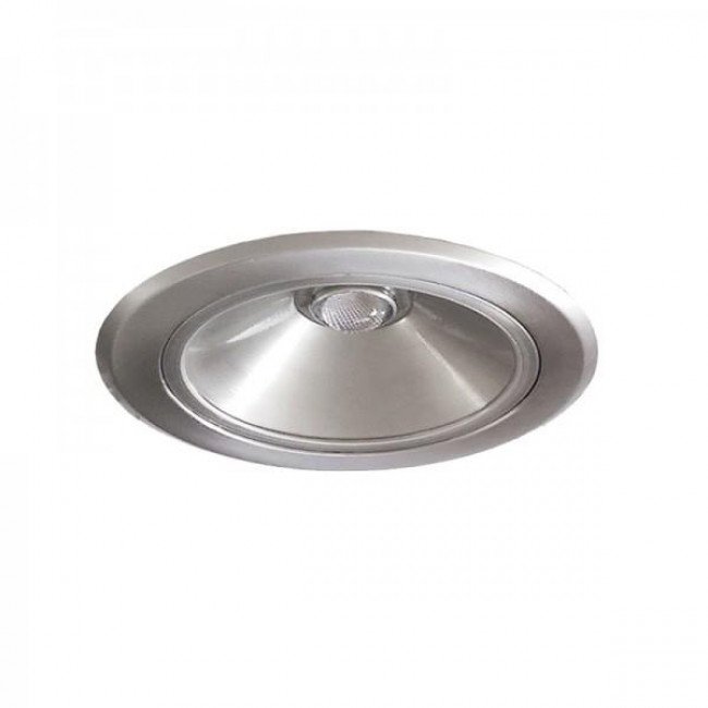 Σπότ Χωνευτό LED 34W 6500k Σατινέ Σταθερό Subra235 17338 INTERLIGHT
