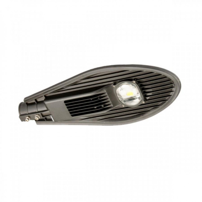 Φωτιστικό Οδικού Φωτισμού LED 70W 6500k Γκρί Livius INTERLIGHT