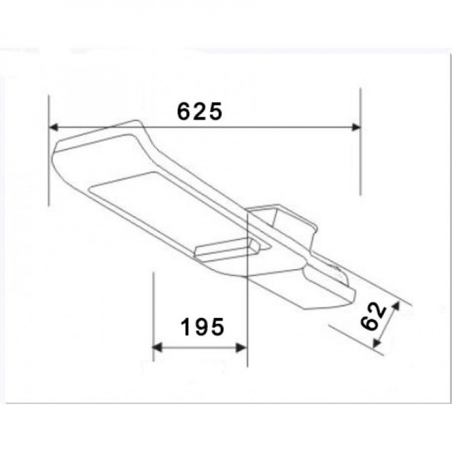 Φωτιστικό Οδικού Φωτισμού LED 150W 4000k Γκρί IOS 3Y INTERLIGHT