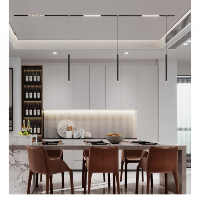 Φωτιστικό Σπότ Ράγας LED 6W 4000k Μαγνητικό Μαύρο 21400 INTERLIGHT