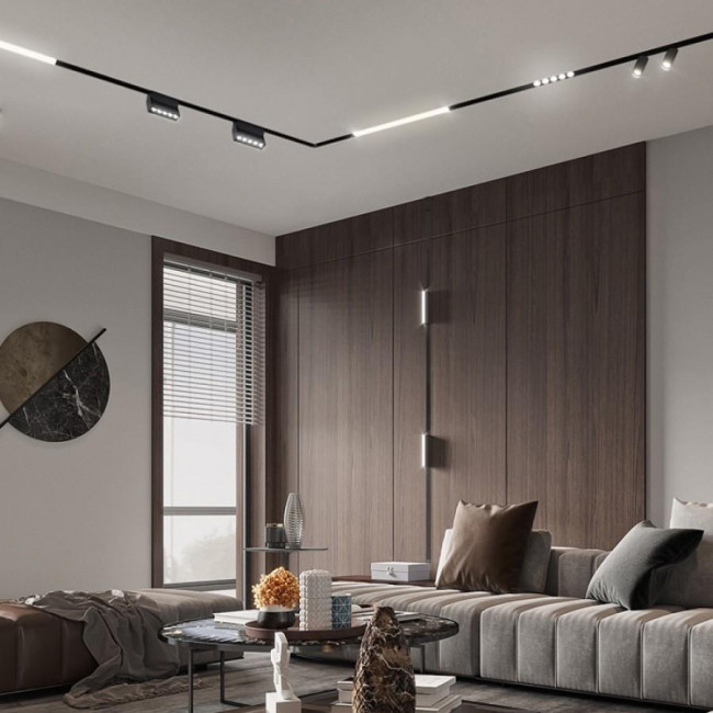 Γραμμικό Φωτιστικό Ράγας LED 12W 4000k Μαγνητικό Λευκό 21845 INTERLIGHT