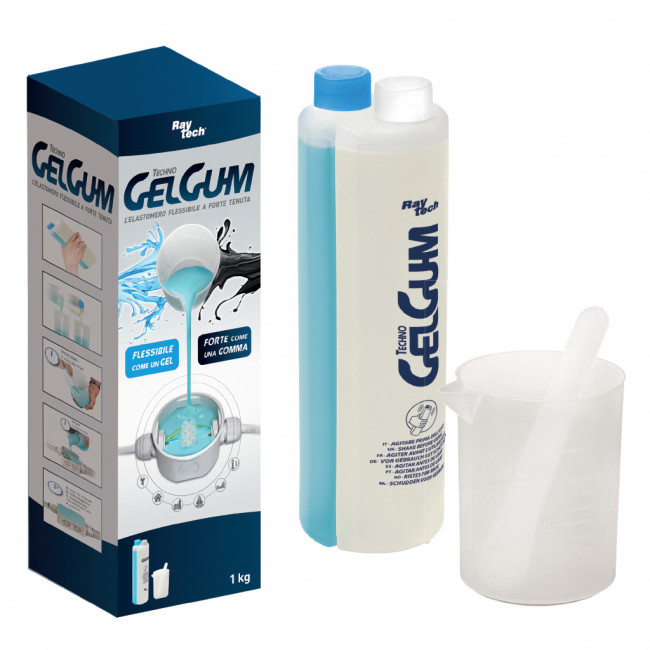 GEL Στεγανοποίησης 2 Συστατικών 1000gr Techno GelGum RAYTECH