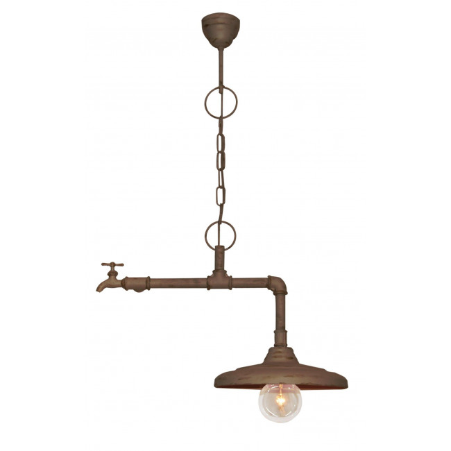 Φωτιστικό Μονόφωτο E27 Μπεζ Πατίνα Glen 77-2250 HOME LIGHTING