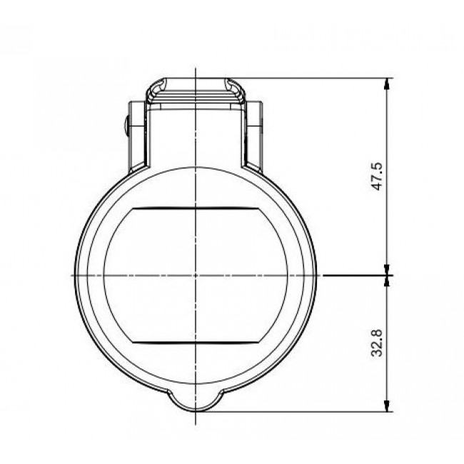 Φις Θηλυκό 4P 16A IP44 314.1646 XENIA SCAME