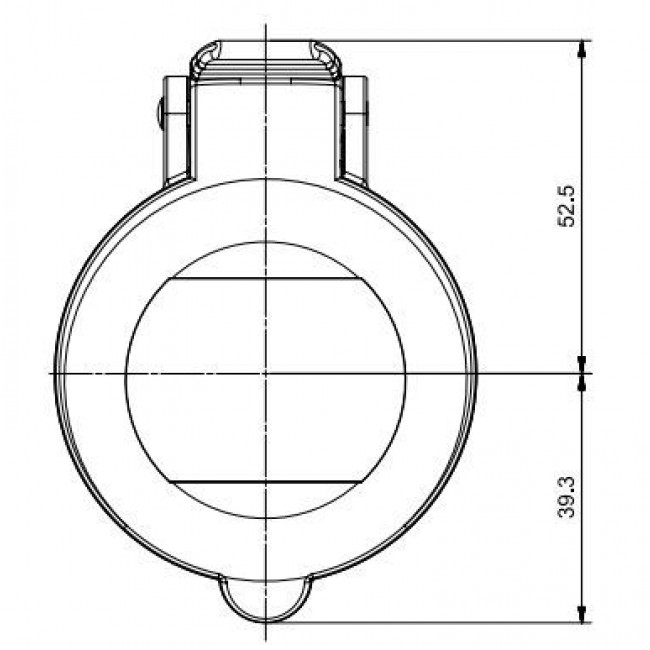Φις Θηλυκό 4P 32A IP44 314.3246 XENIA SCAME