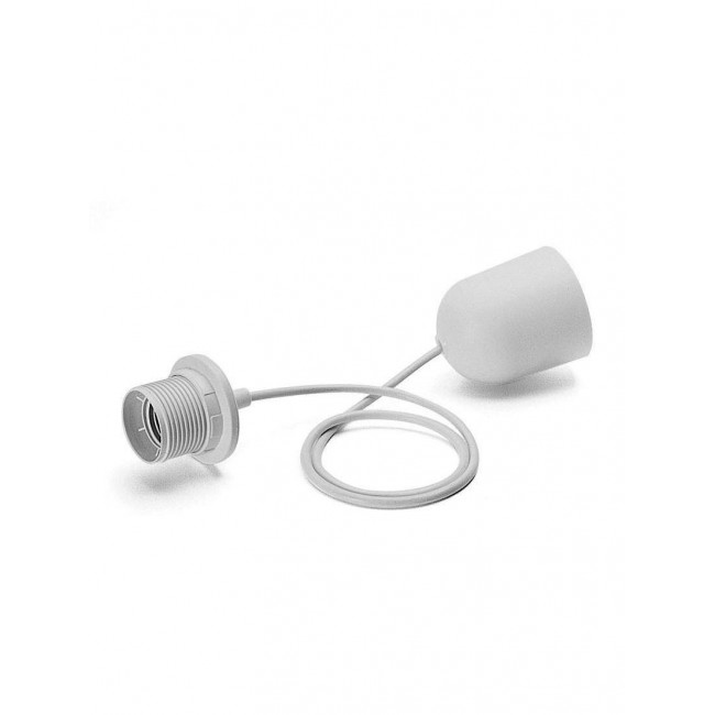 Ανάρτηση Ε27 Με Καλώδιο Και Ροζέτα Λευκό ARDITI