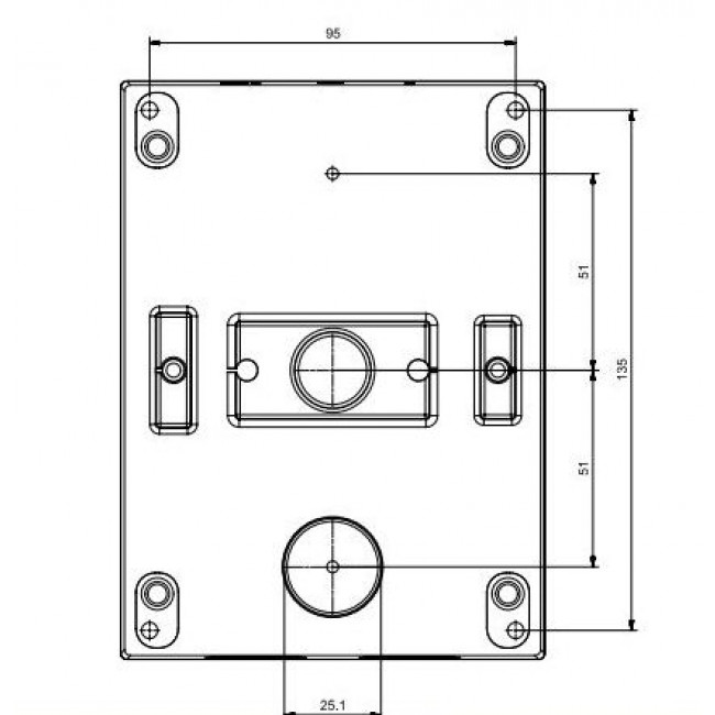 Διακόπτης Φορτίου Επίτοιχος 3P 20A IP66 Emergency Isolators-TP SCAME