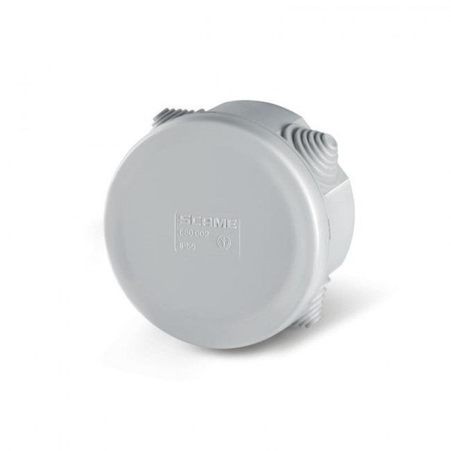 Κουτί Διακλάδωσης Επίτοιχο D80x40mm HF IP55 685.002 SCAME