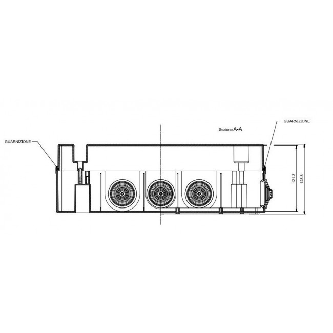Κουτί Διακλάδωσης Επίτοιχο 380x300x120mm HF IP55 685.010 SCAME