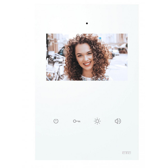 KIT Θυροτηλεόρασης 1 Διαμερίσματος Με Οθόνη 4,3'' 044183 CTC