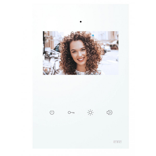 KIT Θυροτηλεόρασης 4 Διαμερισμάτων Με Οθόνη 4,3'' 044413 CTC