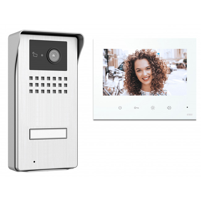 KIT Θυροτηλεόρασης 1 Διαμερίσματος Με Οθόνη 7'' 047113 CTC