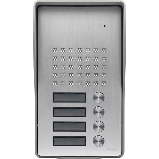 Mπουτονιέρα Θυροτηλεφώνου KALBLA-4 Ασημί 568041 CTC