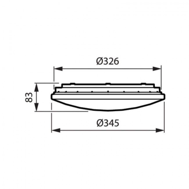Πλαφονιέρα LED 19.5W 4000Κ Λευκό Με Ανιχνευτή Κίνησης WL060V PHILIPS