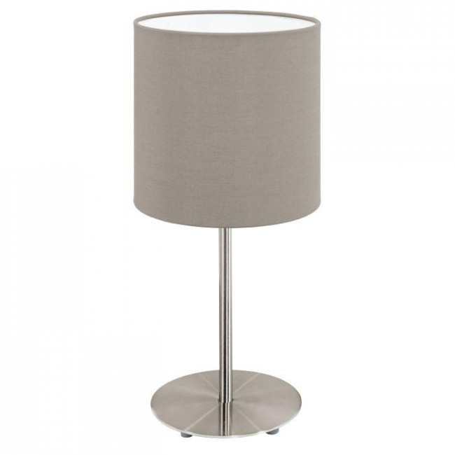 Πορτατίφ E27 Νίκελ Και Taupe Pasteri 31595 EGLO