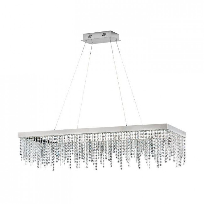 Φωτιστικό LED 38W 4000k Χρώμιο Και Κρύσταλλο Antelao 39283 EGLO