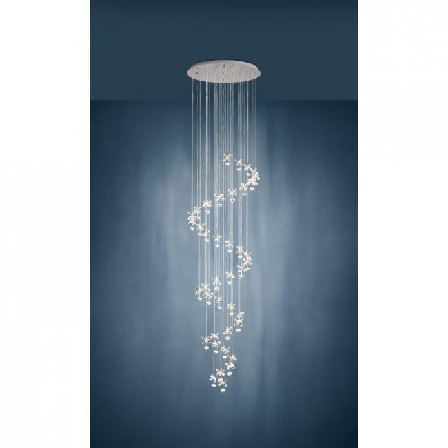 Φωτιστικό LED 72W 3000k Χρώμιο Και Κρύσταλλο Pianopoli1 39545 EGLO