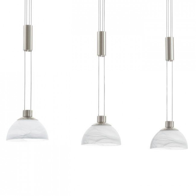 Φωτιστικό LED 19.5W 3000k Νίκελ Και Λευκό Montefio 93468 EGLO