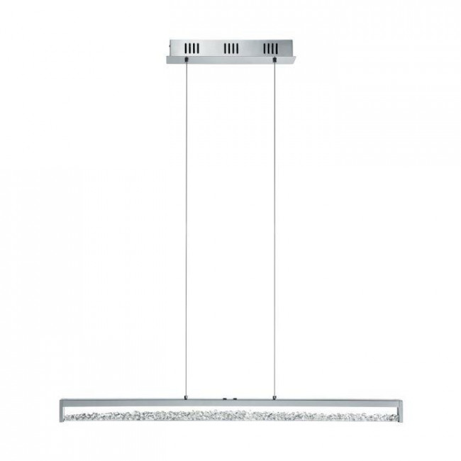 Φωτιστικό LED 32W 2700k-5000k Χρώμιο Και Διάφανο Cardito1 93626 EGLO