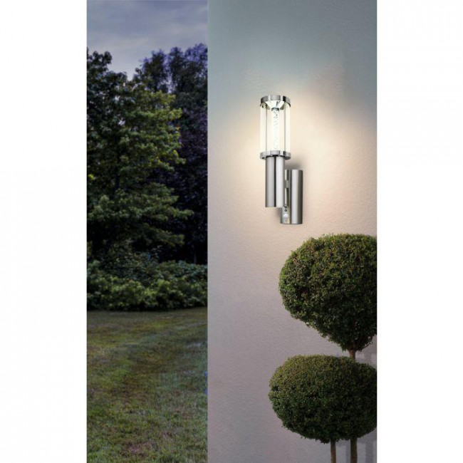 Απλίκα GU10 & LED Inox Με Αισθητήρα Κίνησης Trono Stick 94128 EGLO