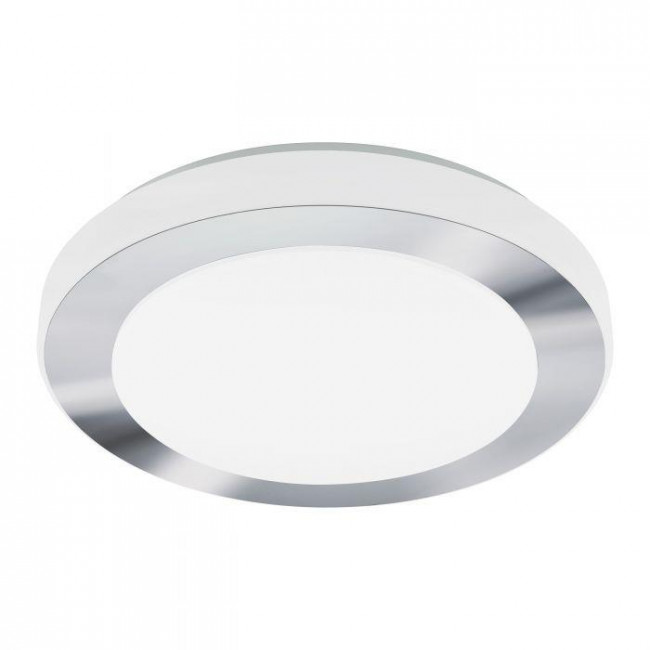 Πλαφονιέρα LED 16w 3000k Χρώμιο Και Λευκό Carpi 95283 EGLO