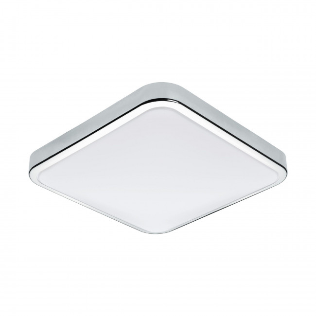 Πλαφονιέρα LED 16w 3000k Χρώμιο Και Λευκό Manilva 96229 EGLO