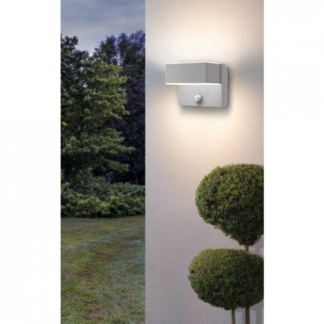 Απλίκα LED 11.2W 3000k Ασημί Με Αισθητήρα Κίνησης Caldiero 97159 EGLO