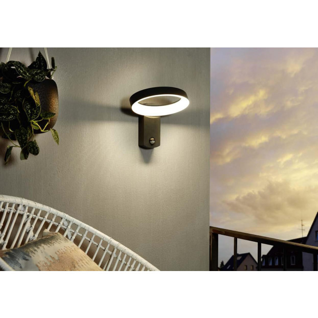 Απλίκα LED 11W 3000k Ανθρακί Pernate 97307 EGLO