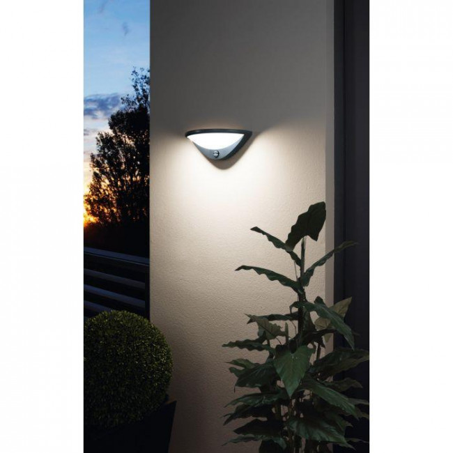 Απλίκα LED 9W 3000k Ανθρακί Και Λευκό Belcreda 97312 EGLO