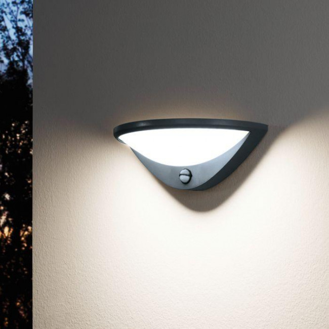 Απλίκα LED 9W 3000k Ανθρακί Και Λευκό Belcreda 97312 EGLO