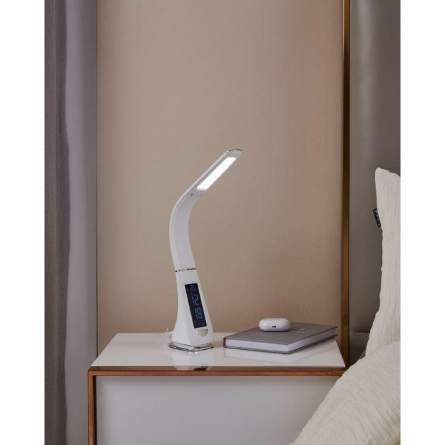 Φωτιστικό Γραφείου LED 3.2W 5000k Λευκό Με Ρολόι Cognoli 97915 EGLO