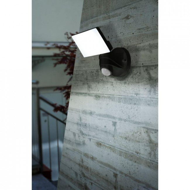 Απλίκα LED 13W 5000k Μαύρο Με Αισθητήρα Κίνησης Pagino 98178 EGLO